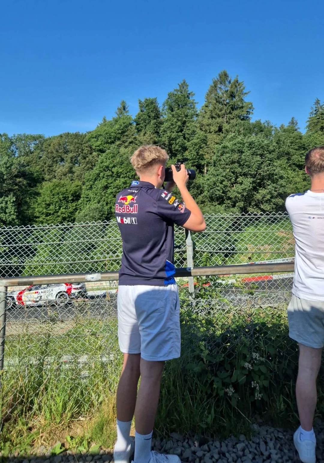 Trackside bei der Arbeit an der Rennstrecke